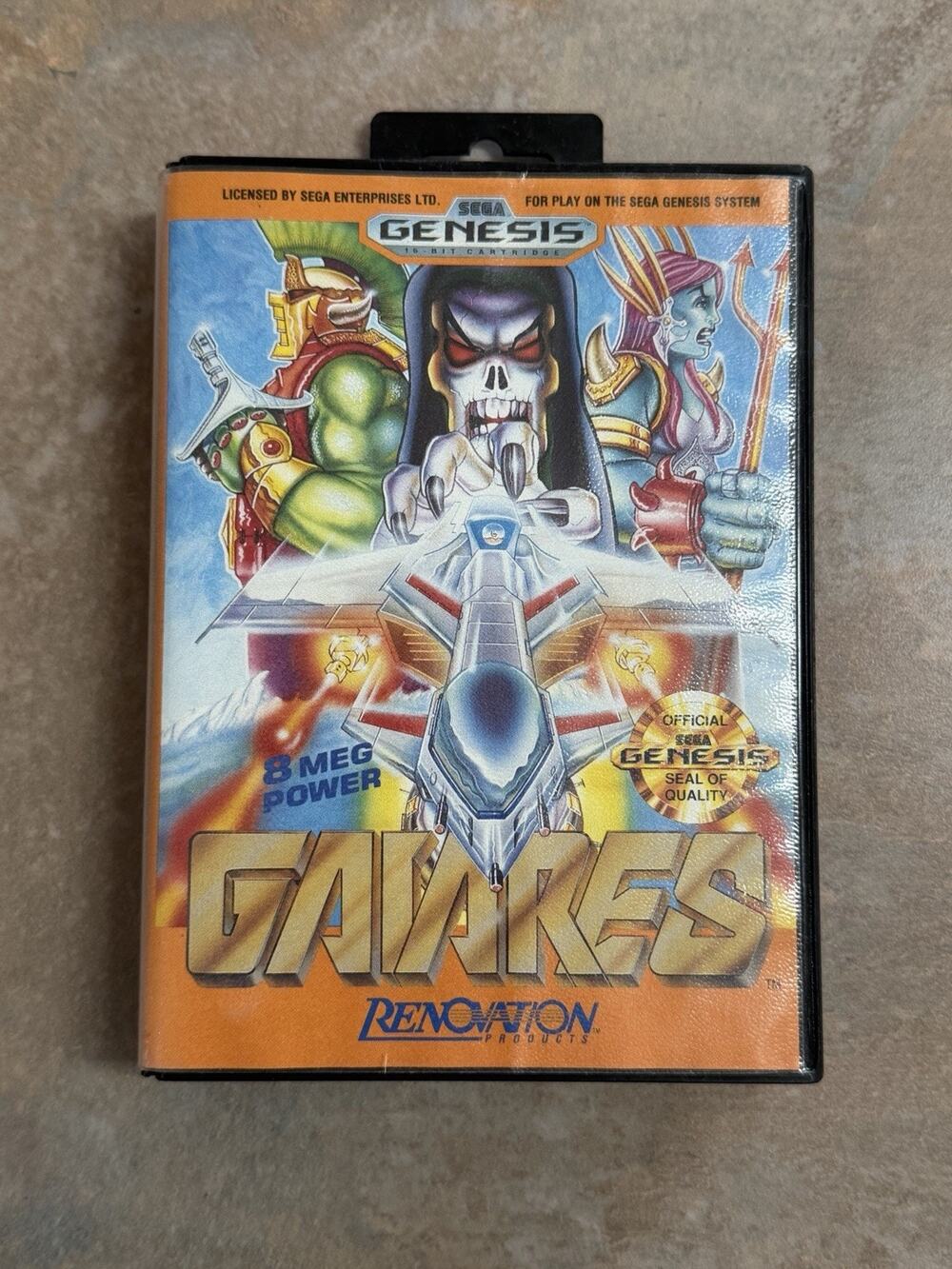 Gaiares Case (SEGA Genesis) Authentic BOX And MANUAL ONLY!